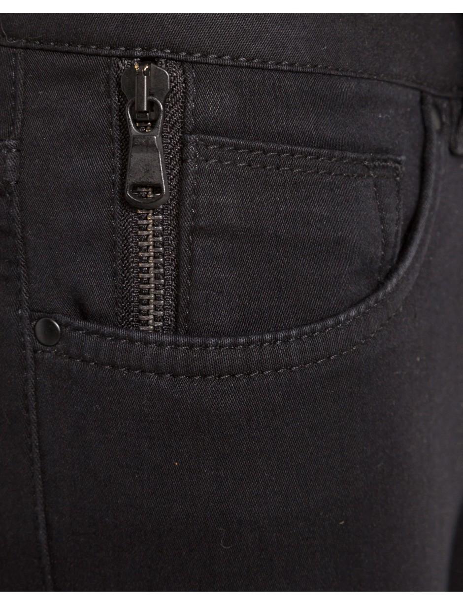 at forstå defile fløjte Mos Mosh Victoria 7/8 Silk Touch Jeans Black - Lyst