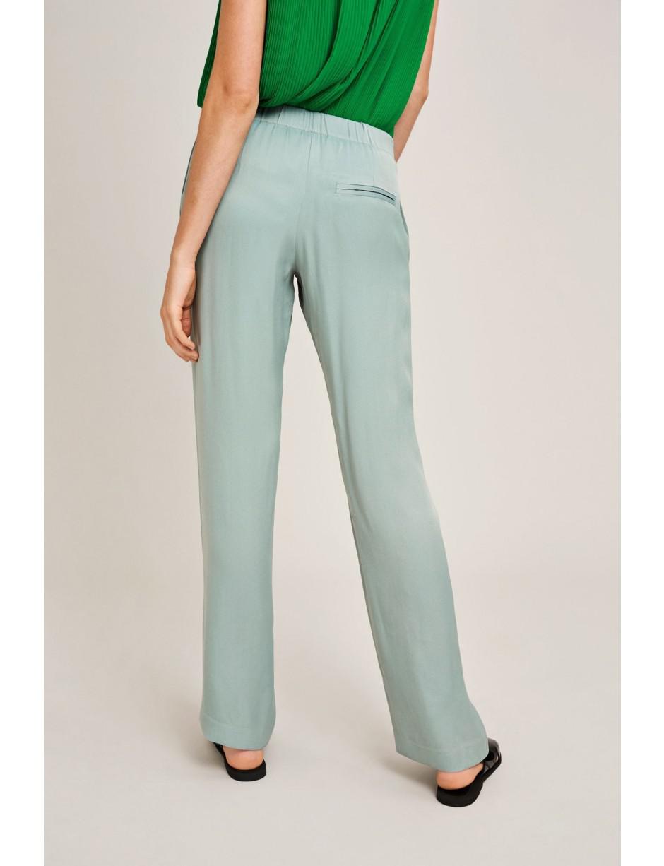 Hoys Straight Trouser In Chinois Green 