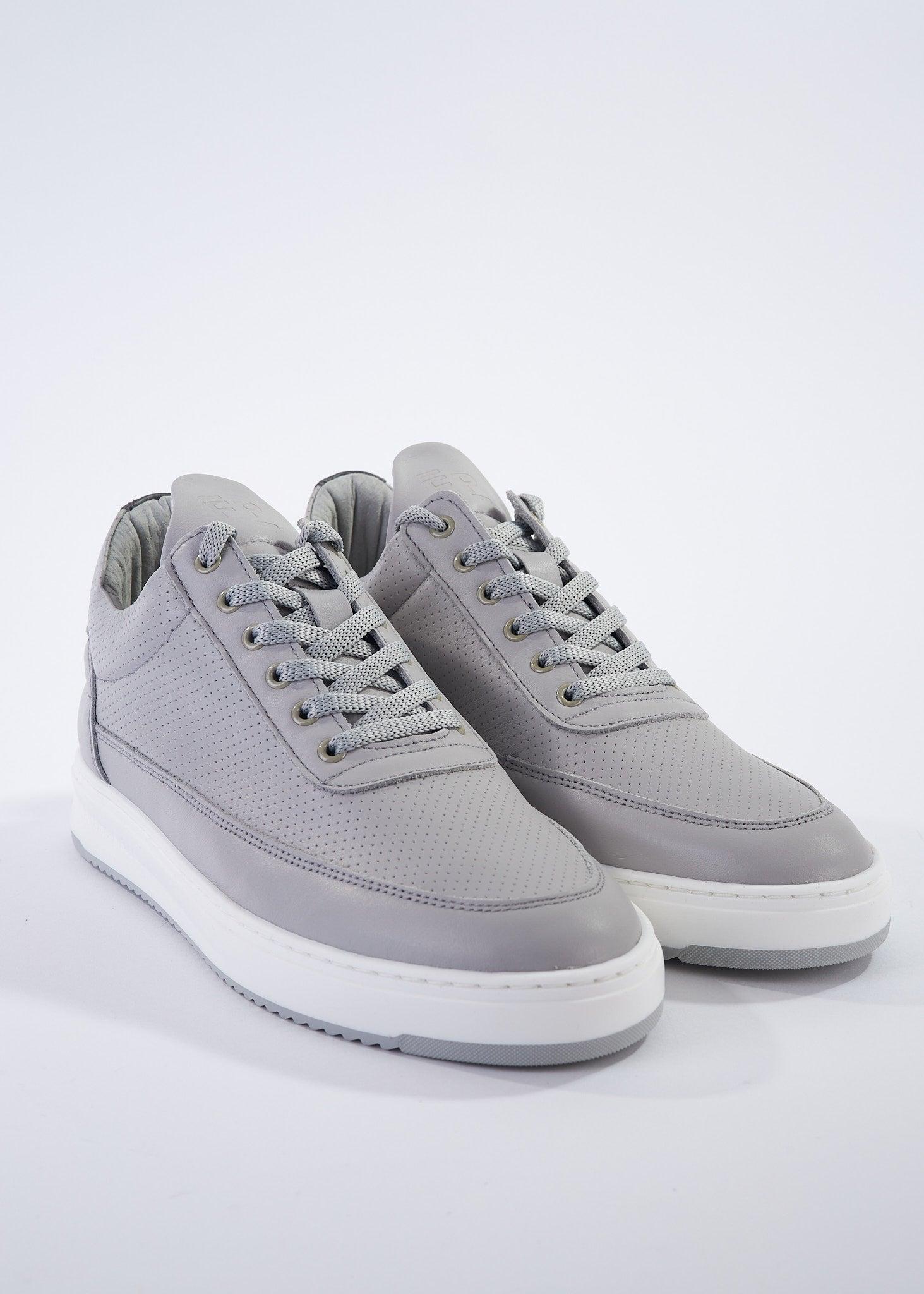 Filling Pieces Leather Low Top Bianco Perforated Trainer in Grey (Gray) for  Men | Lyst