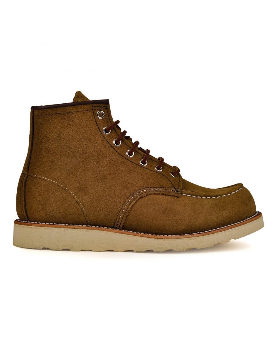 Red Wing 6-inch Classic Moc Boot Olive Mohave Leather in Green for Men ...