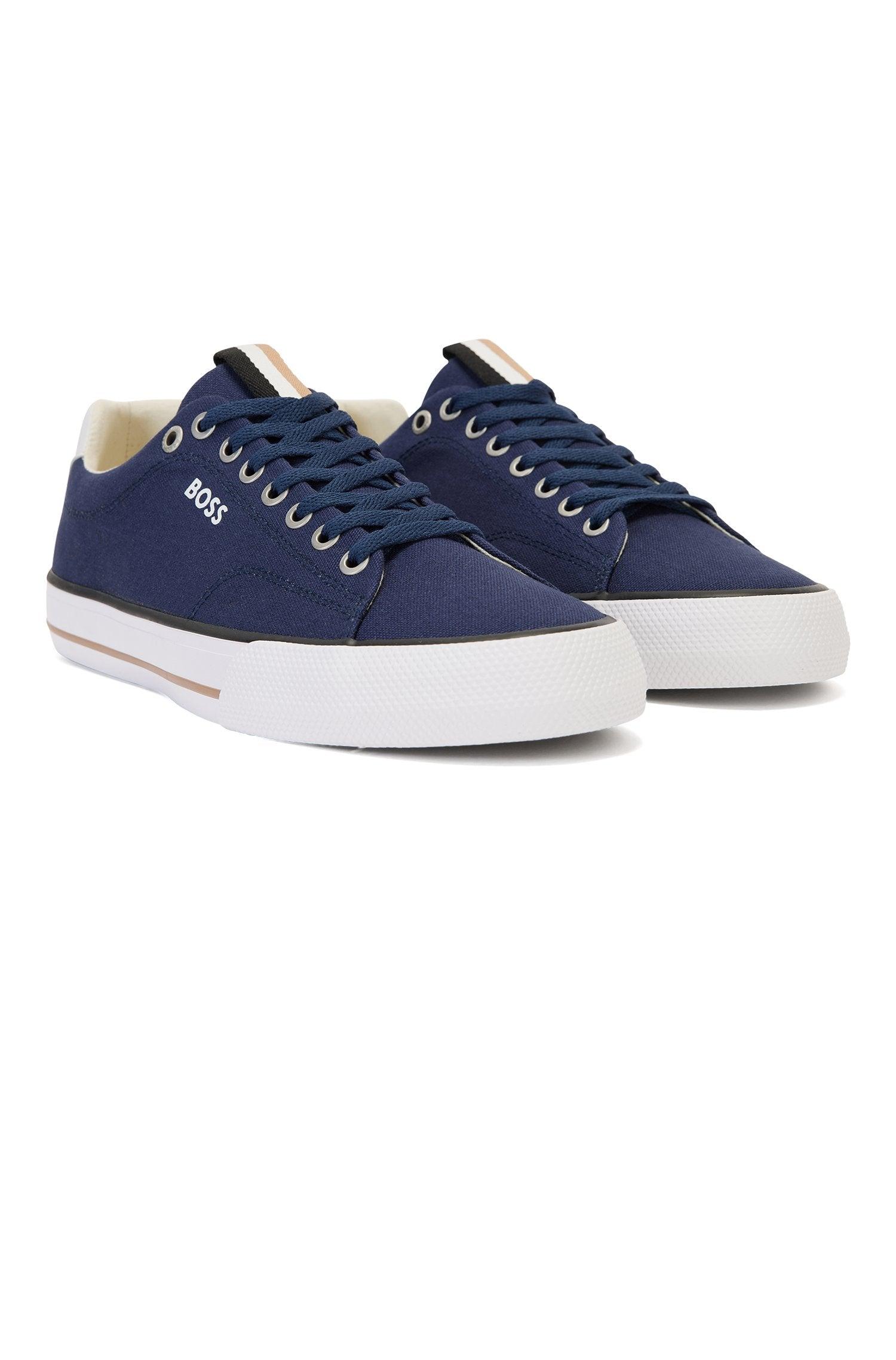 cotton canvas trainers