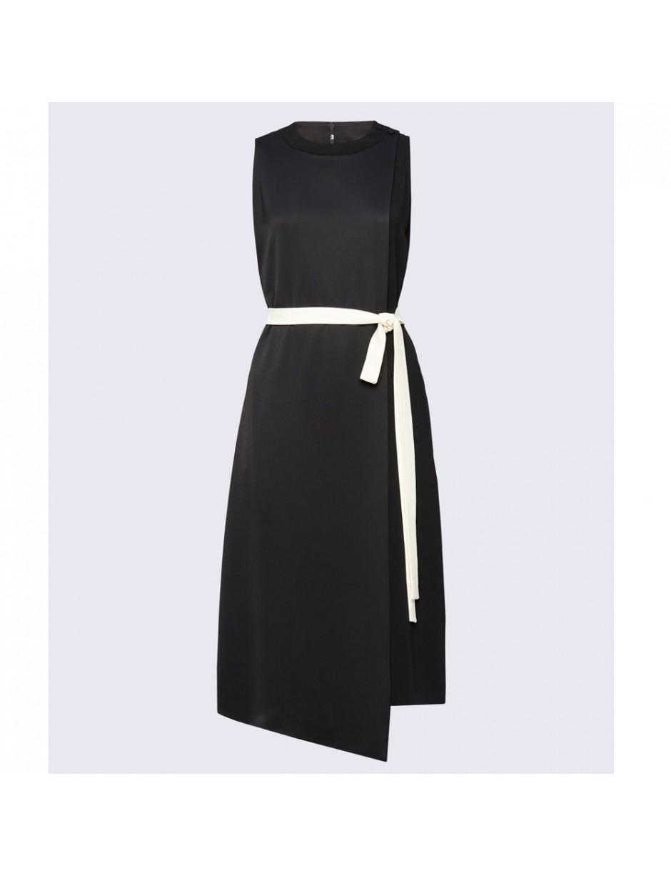 marella black and white dress
