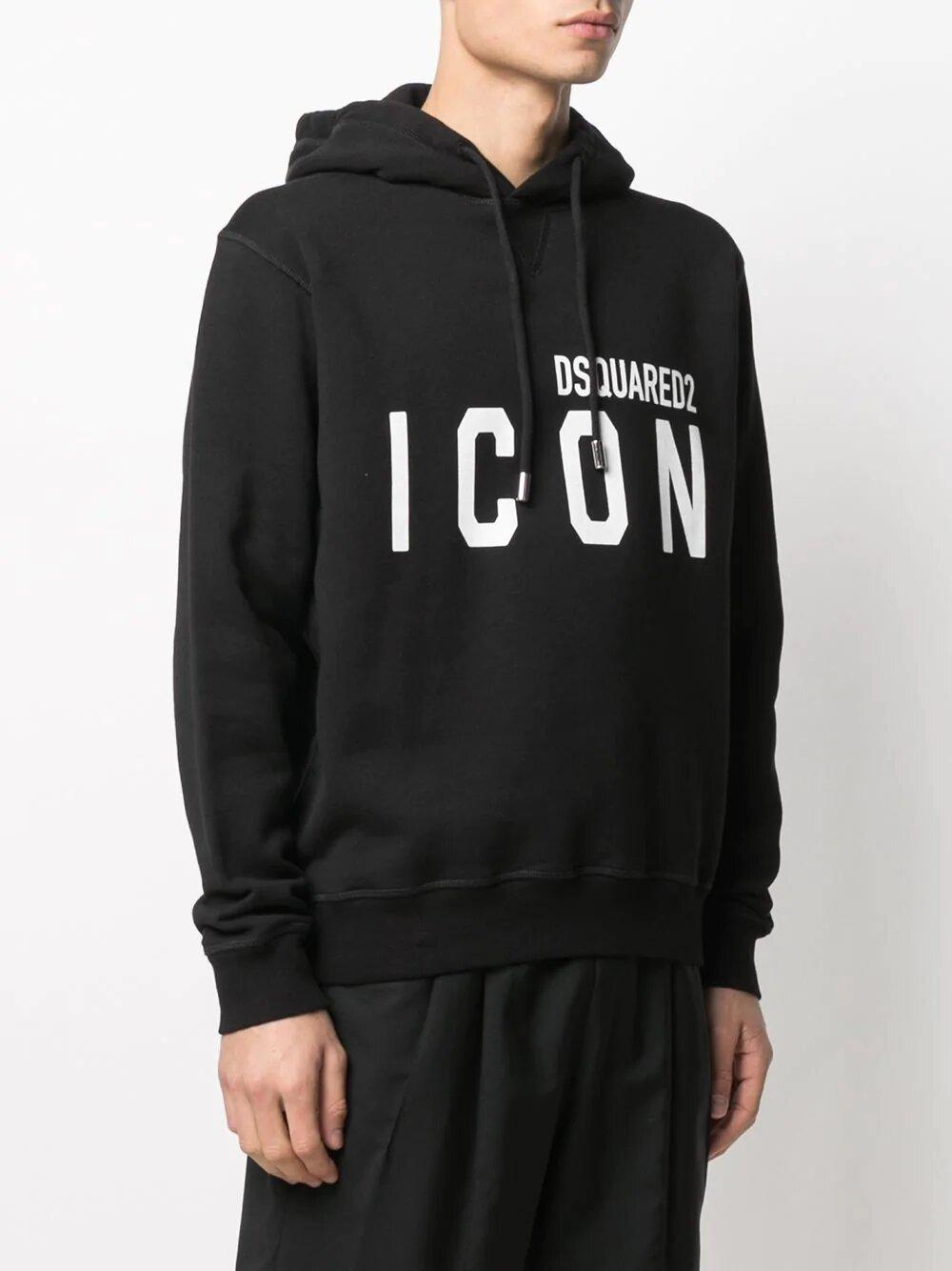 DSquared² Icon Hoodie/short Set in Black for Men | Lyst