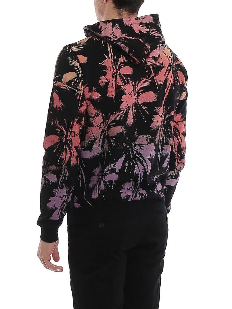Saint Laurent Palms Print Hoodie 