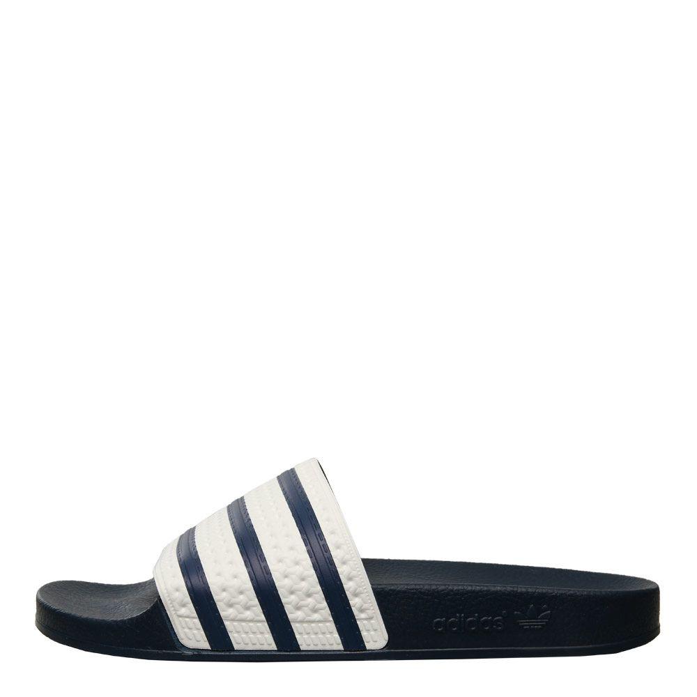 Blue Save 27% Mens Shoes Sandals for Men adidas Originals Synthetic Adilette Slides in Navy Blue slides and flip flops Leather sandals 