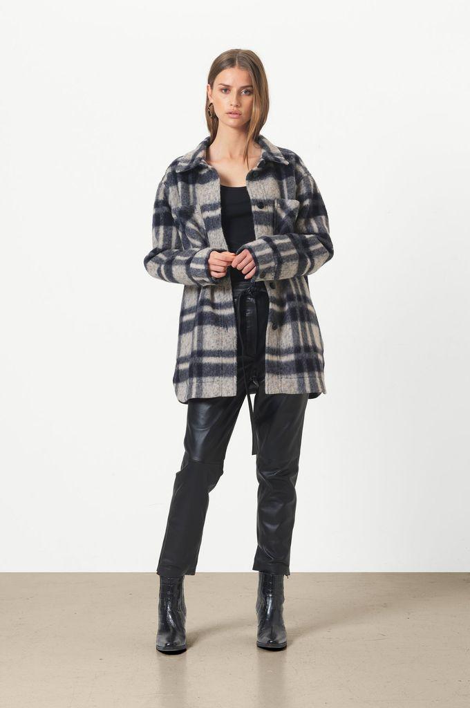 Synthetic Gillian Shirt Jacket 