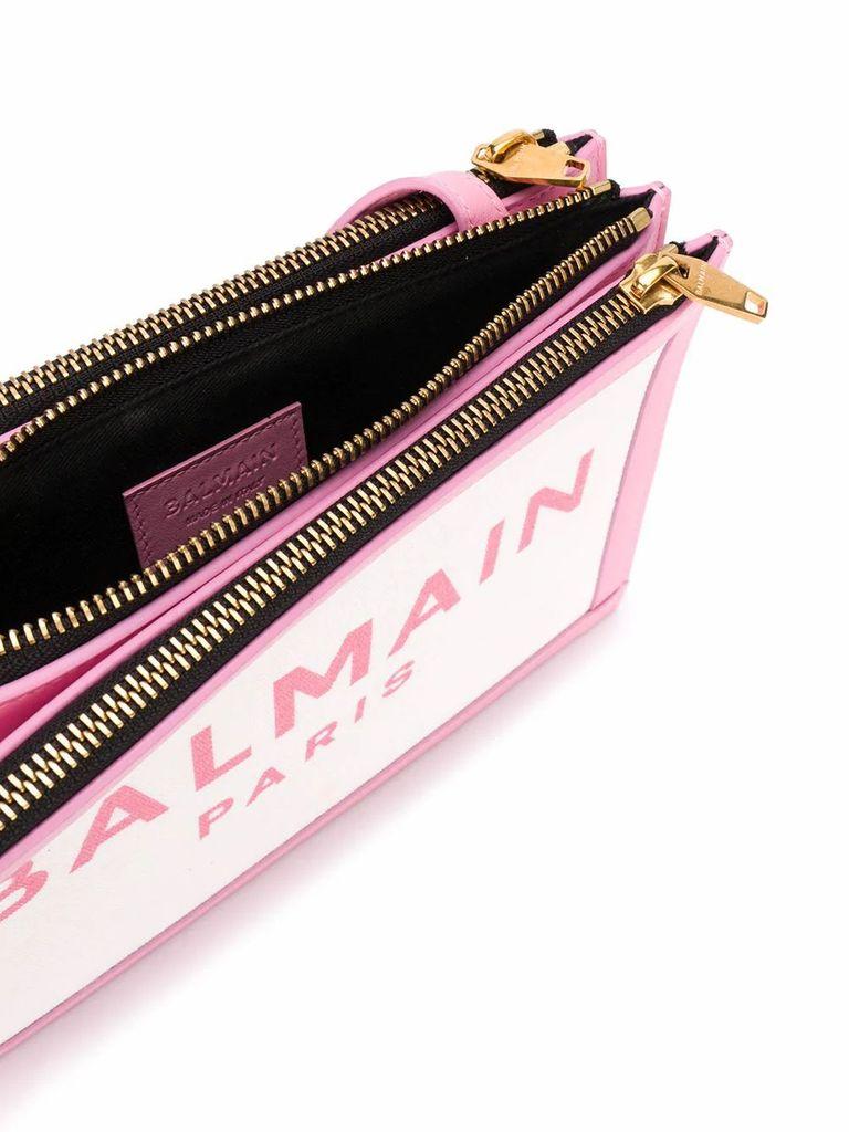 Balmain Women's Vn1s623tcpygby Pink Leather Shoulder Bag Lyst