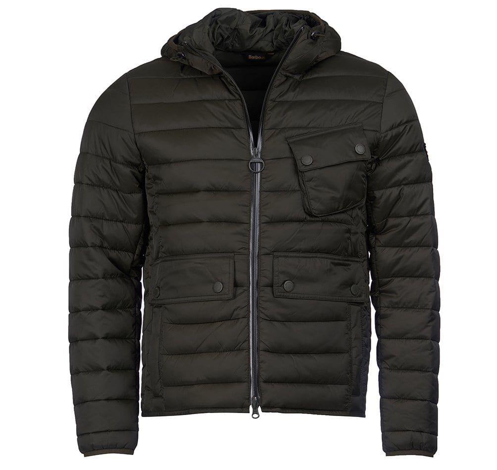 barbour ouston jacket green
