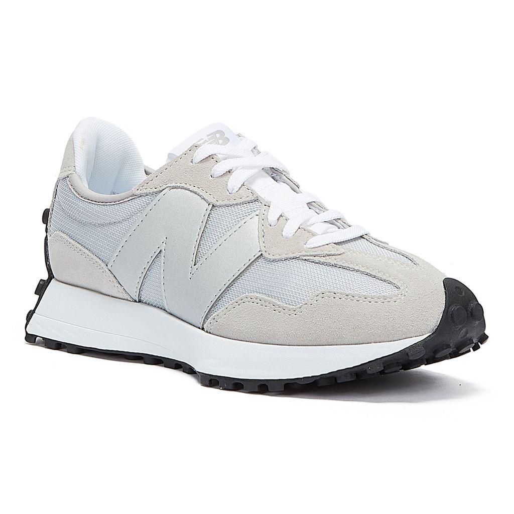 New Balance 327 / Silver Trainers in Gray | Lyst