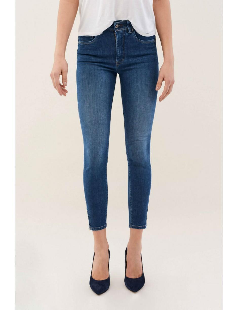 salsa leather look jeans