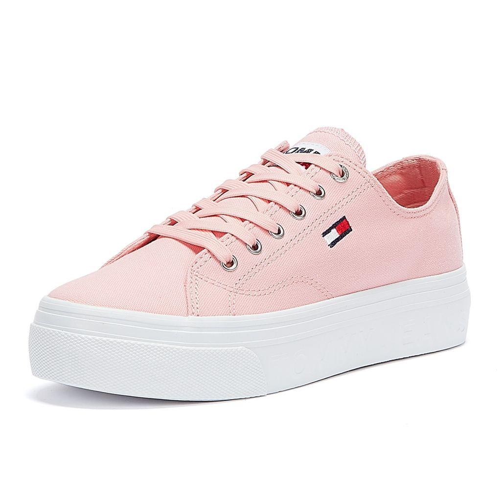 tommy hilfiger vulcanised flatform trainers