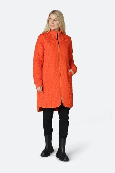 Ilse Jacobsen Synthetic Art06 Padded Quilt Coat in Orange | Lyst