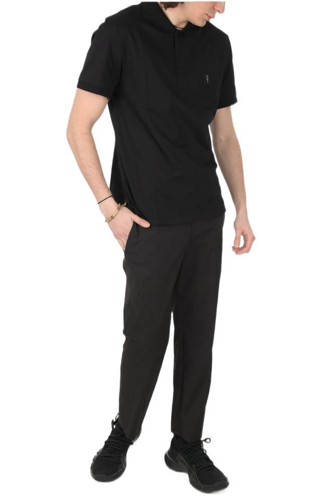 Neil Barrett Other Materials Polo Shirt in Black for Men | Lyst