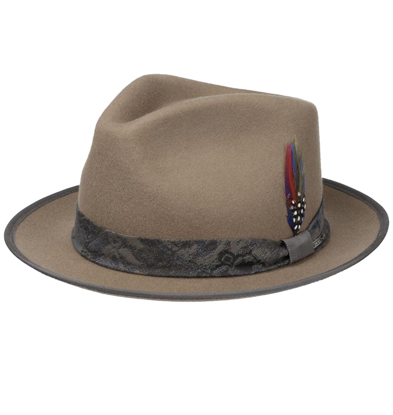 Stetson Woolfelt Fedora in Brown for Men Lyst