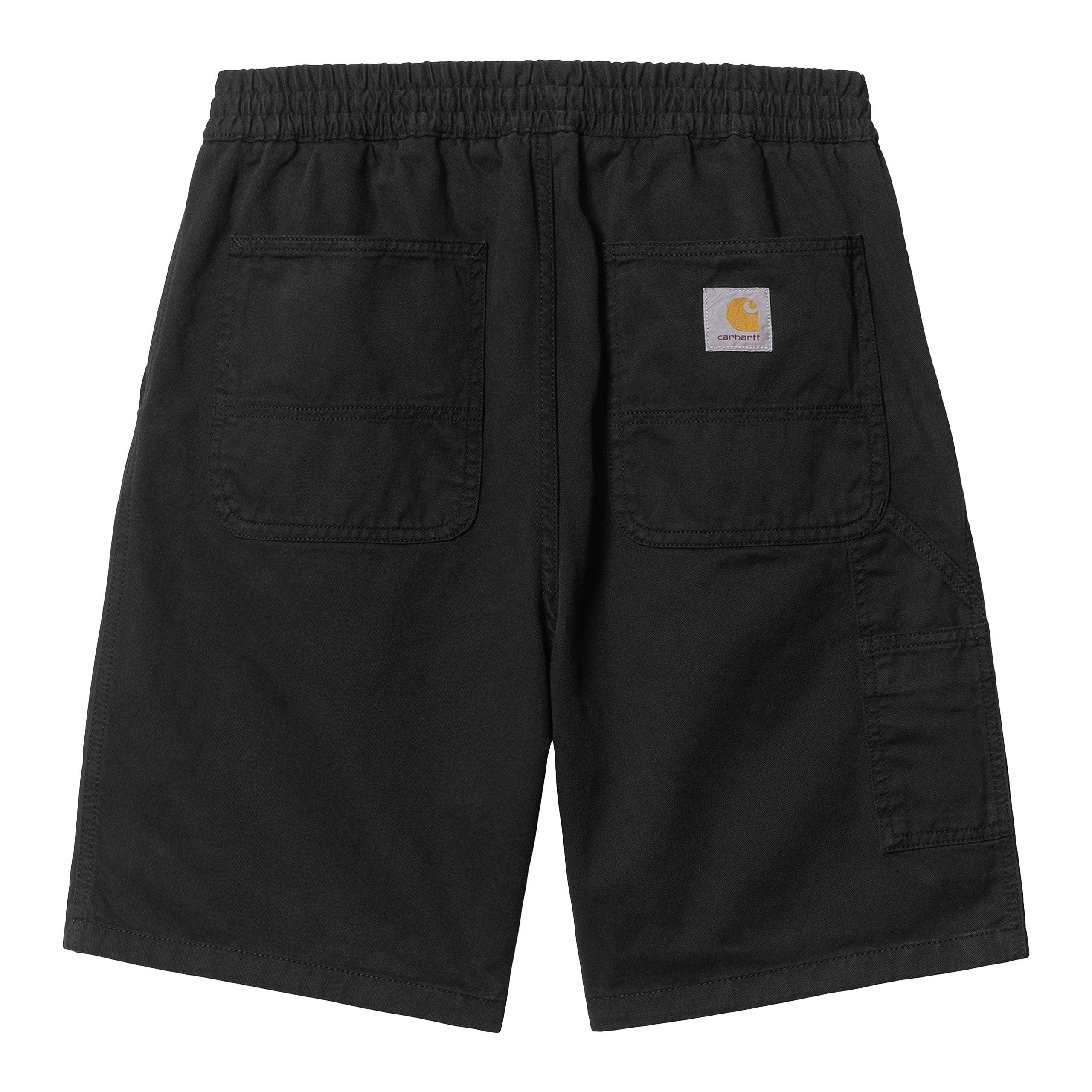 Carhartt WIP Cotton Flint Shorts in Black for Men | Lyst