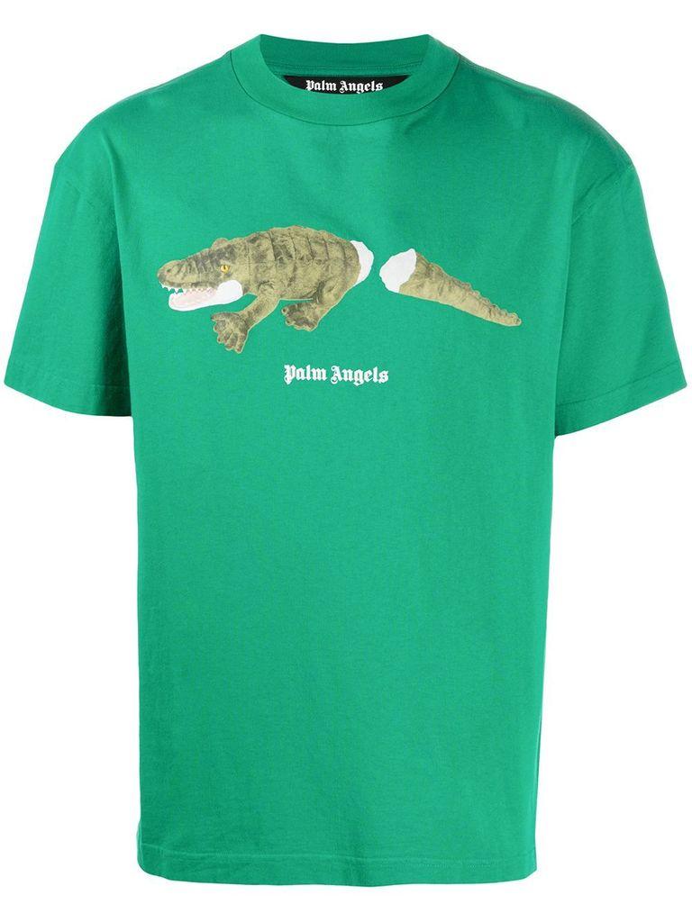 palm angels green t shirt
