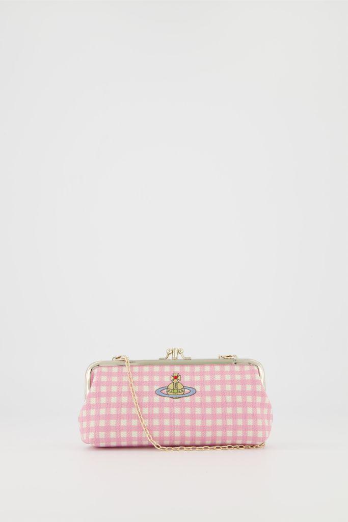 Vivienne Westwood Pink Gingham Yasmine With Chain Mini Bag | Lyst