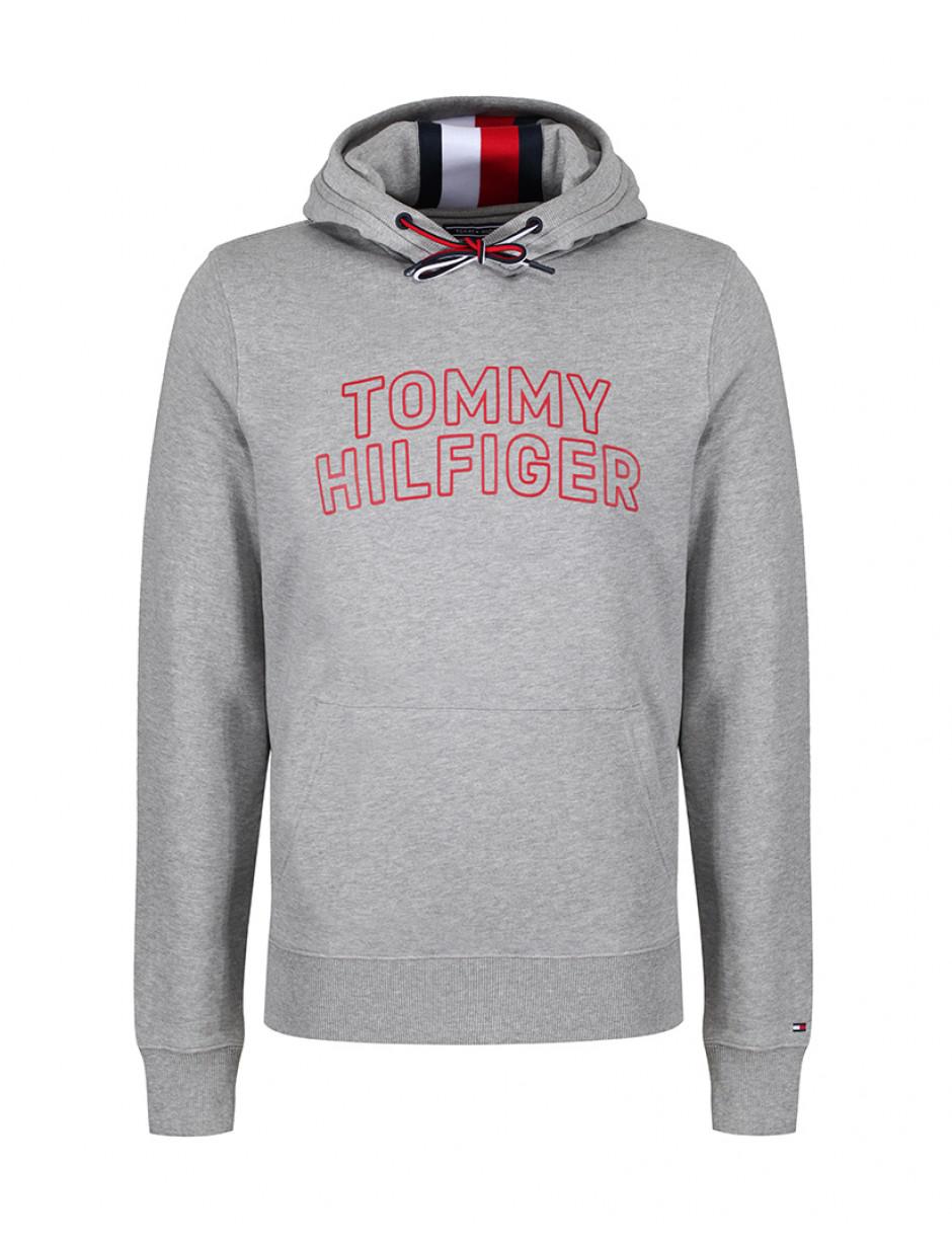 Tommy Hilfiger Men's Chest Logo Hoody in Gray for Men - Lyst