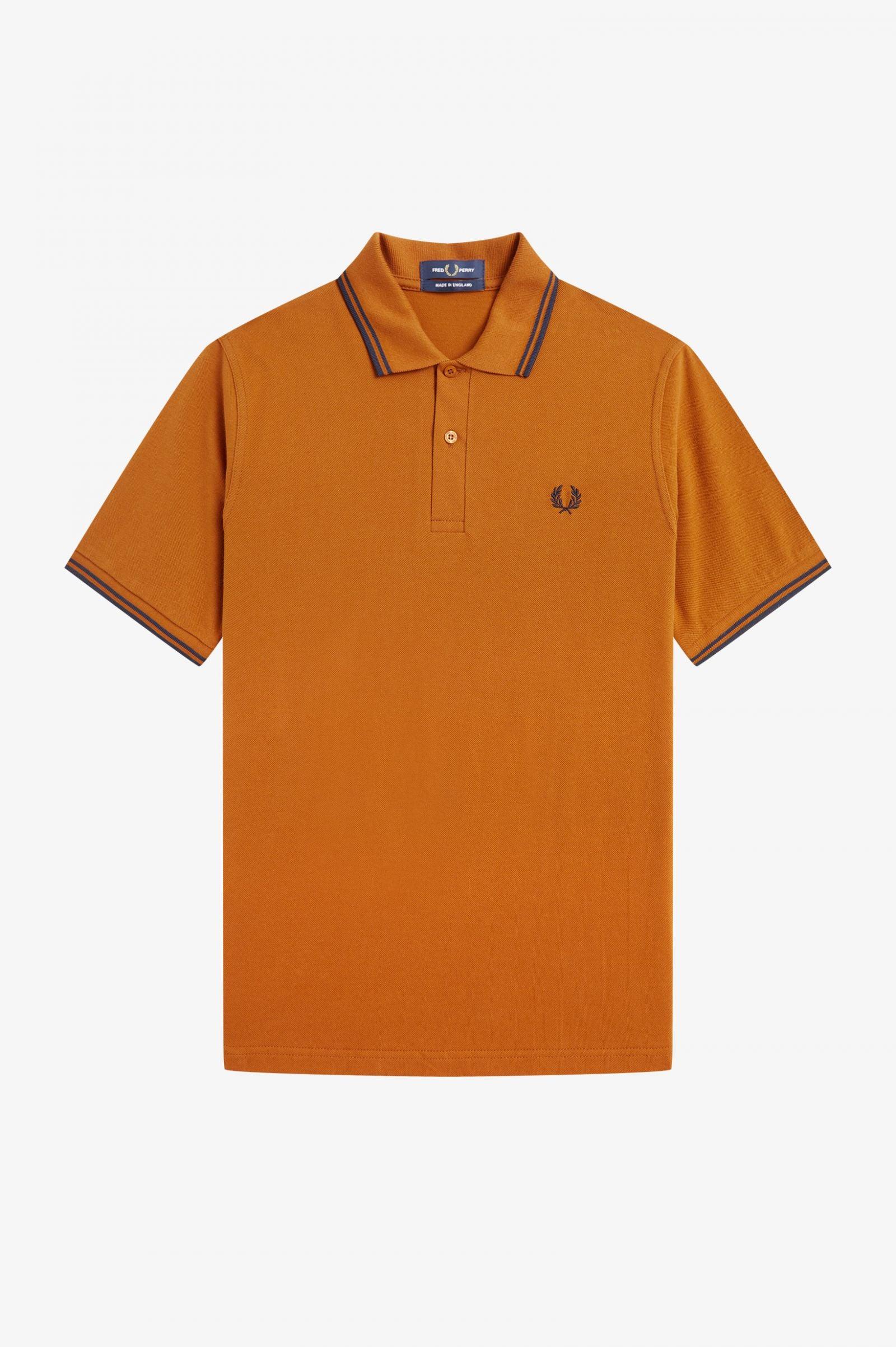 Fred Perry Cotton Fred Perry Twin Tipped M12 Polo Shirt in Orange for Men |  Lyst