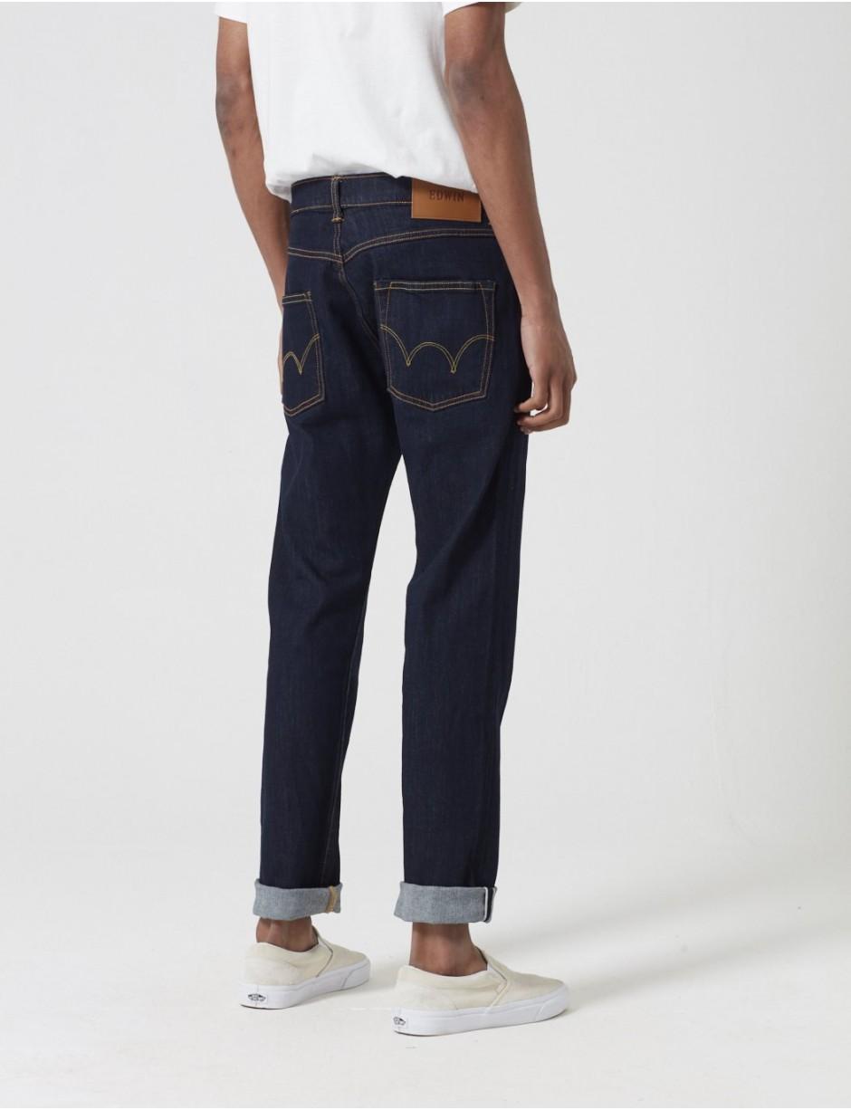 red listed selvage denim