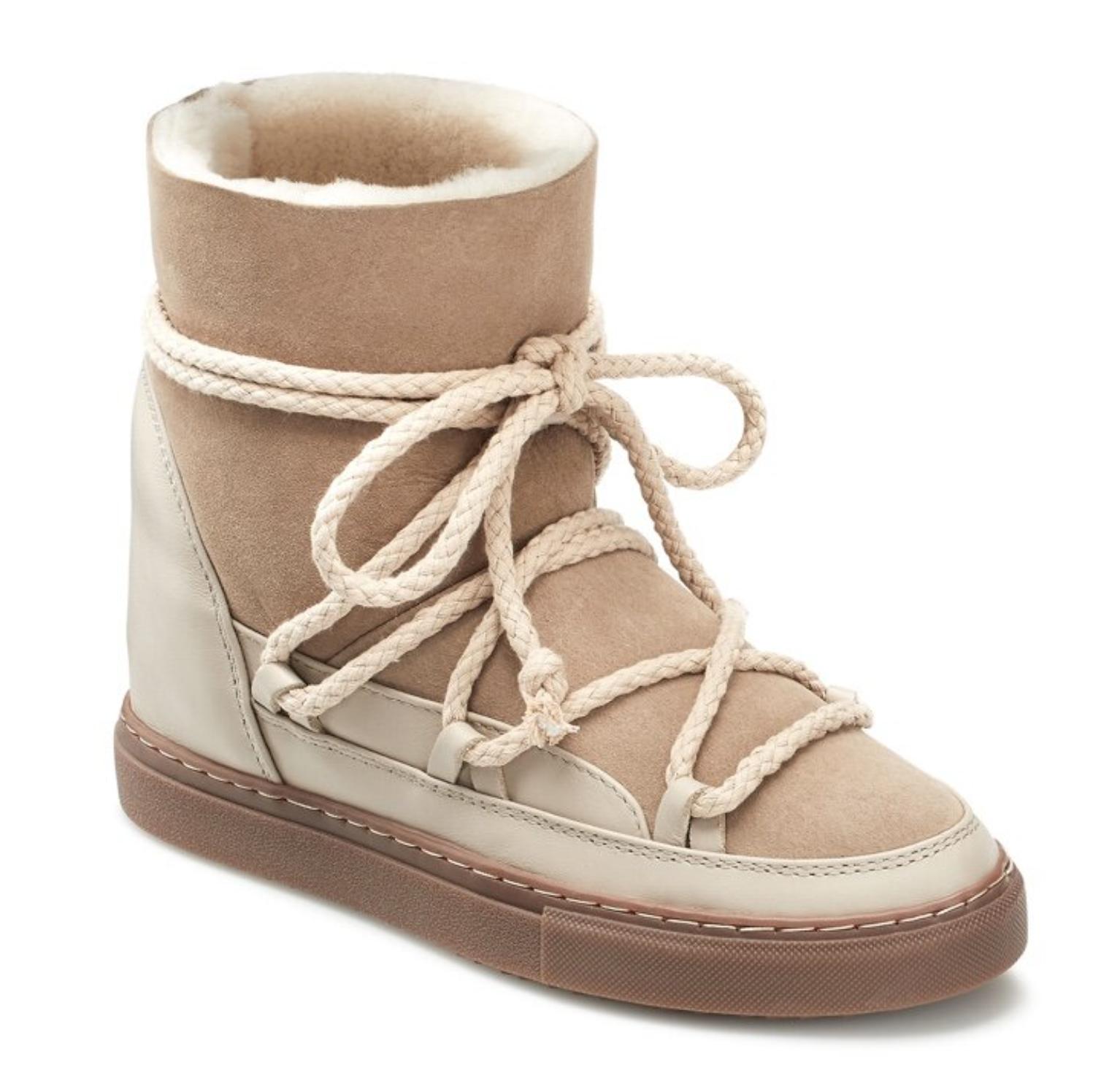 Inuikii Sneaker Classic Wedge Beige 