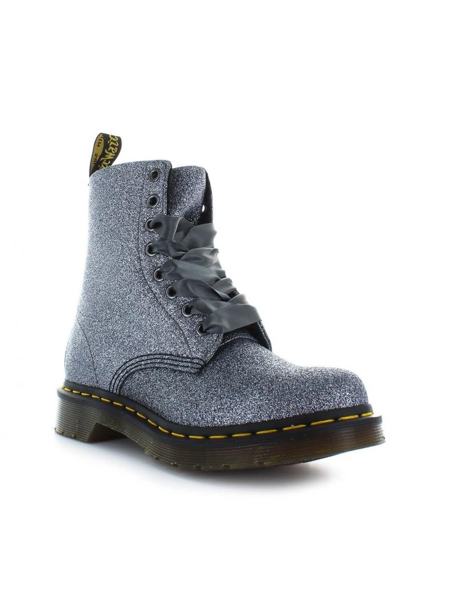 dr martens pascal glitter pewter