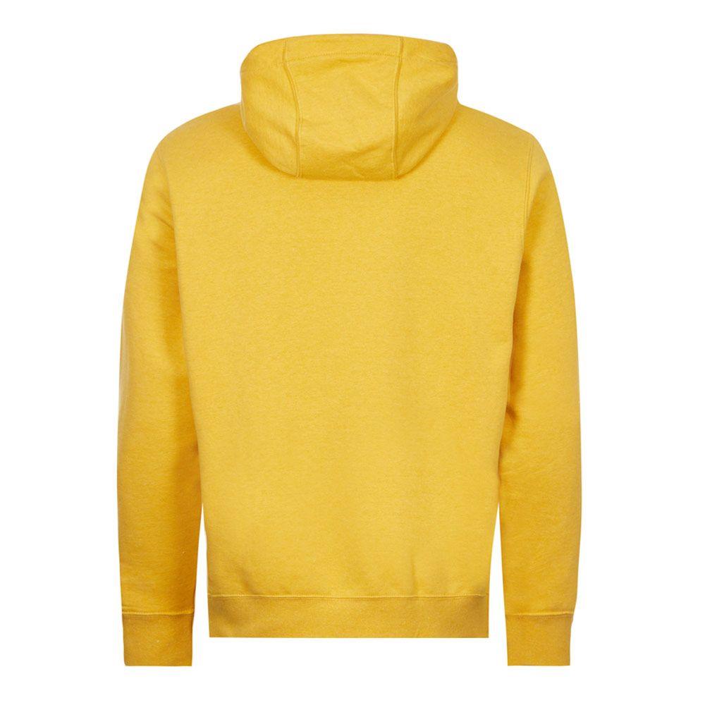 Nike Cotton Hoodie in Yellow for Men | Lyst