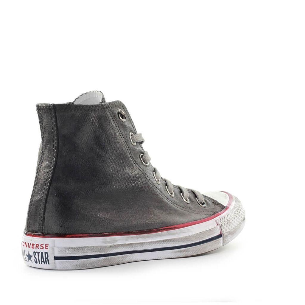 Converse Cotton Chuck Taylor All Star Waxed Sneaker in Grey (Gray) | Lyst