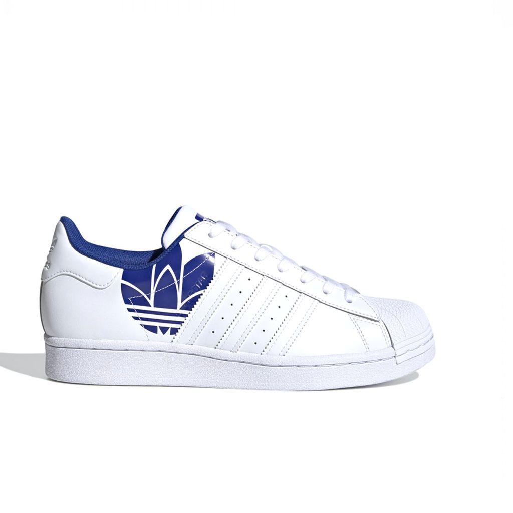 Adidas Superstar FY2826 Men`s White/royal Blue Leather Low Top Sneaker Shoe  BS99 | 692740126340 - Adidas shoes Superstar - White/Royal Blue | SporTipTop