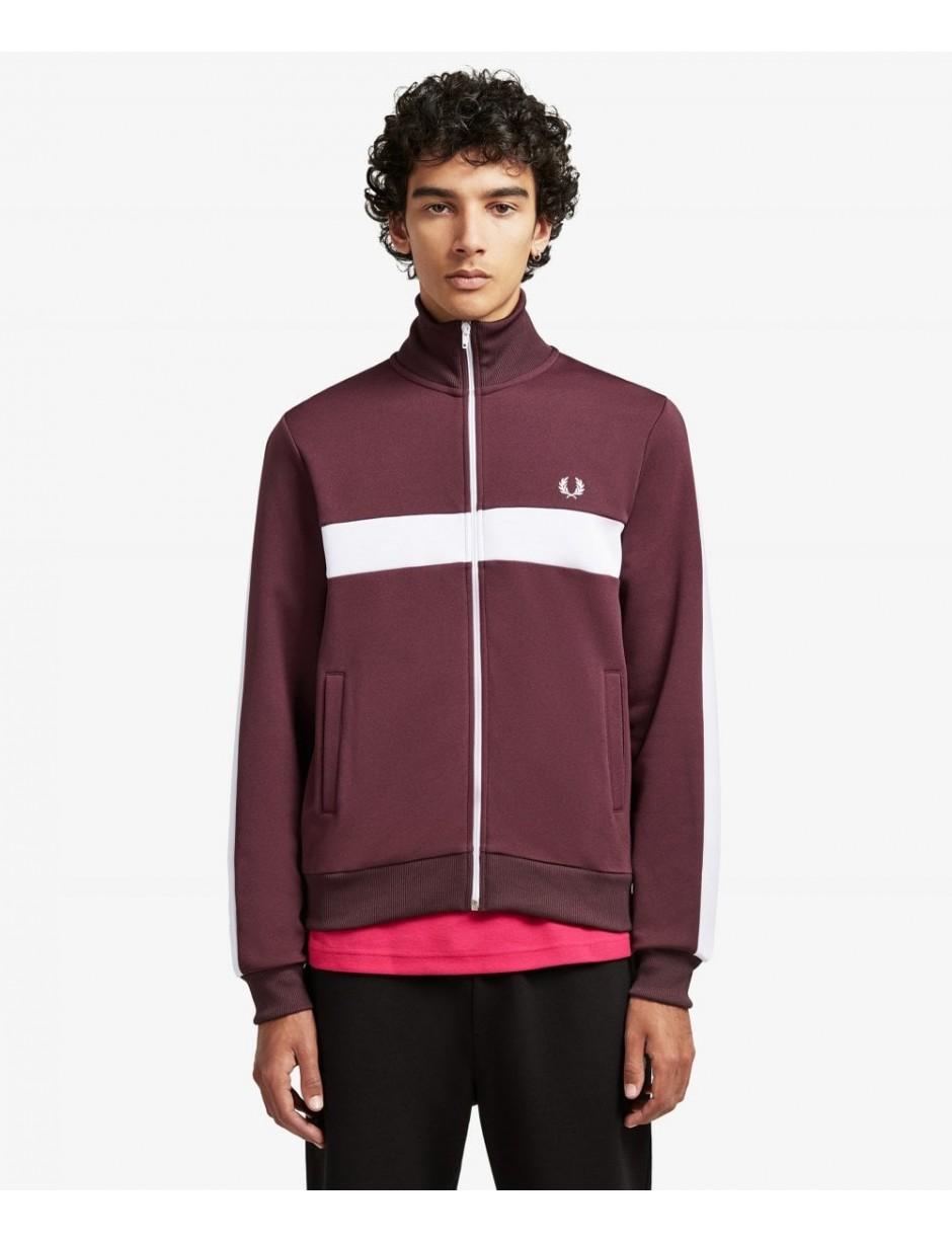 fred perry panelled track jacket