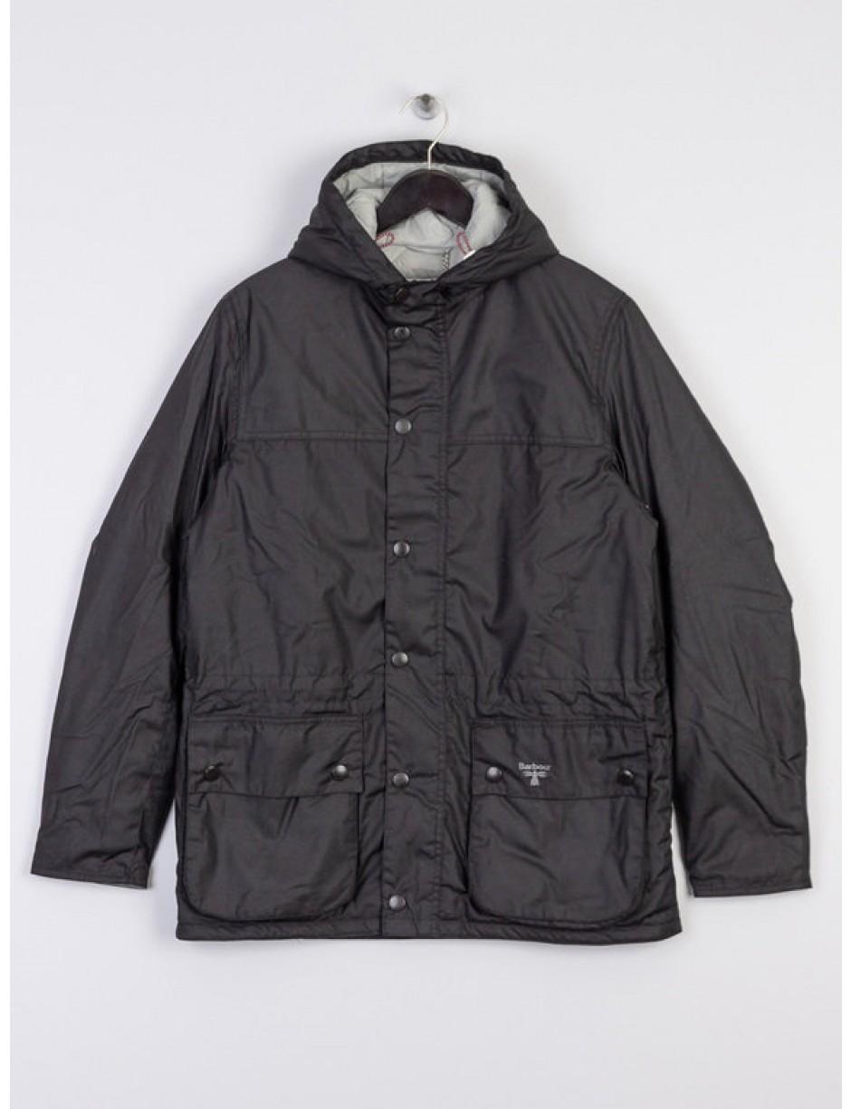 Barbour Beacon Durham Wax Jacket Black for Men - Lyst