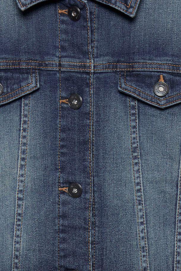 ichi stamp denim jacket