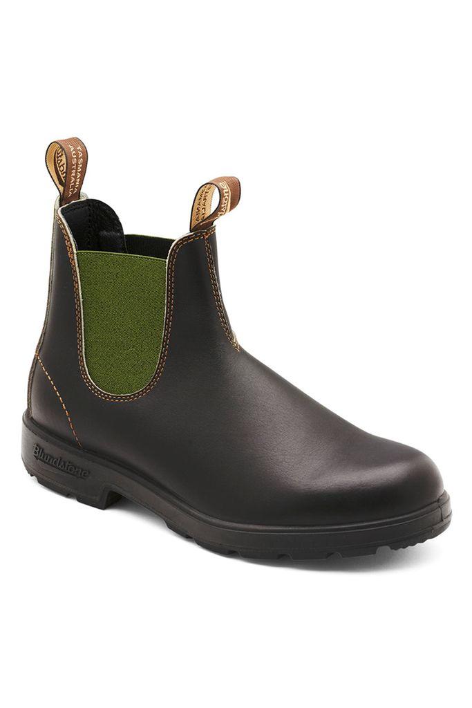blundstone boots olive