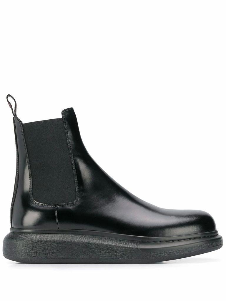 Hybrid Leather Chelsea Boots