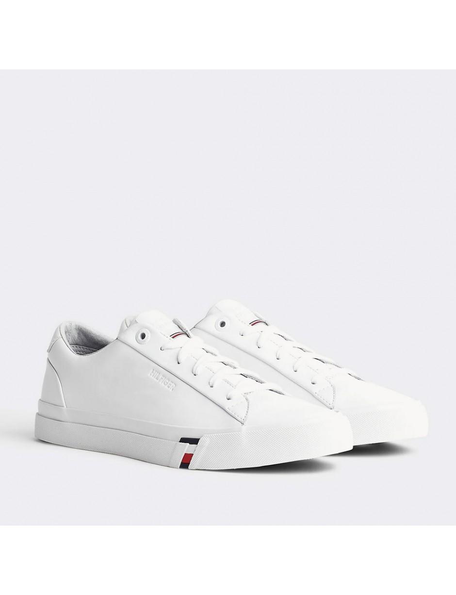tommy jeans leather sneaker