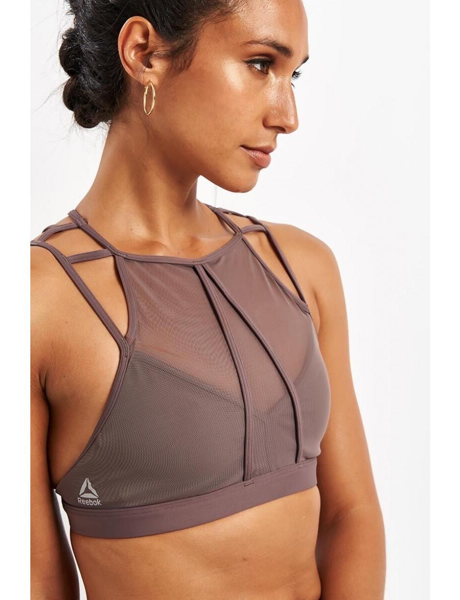 reebok dance strappy bra