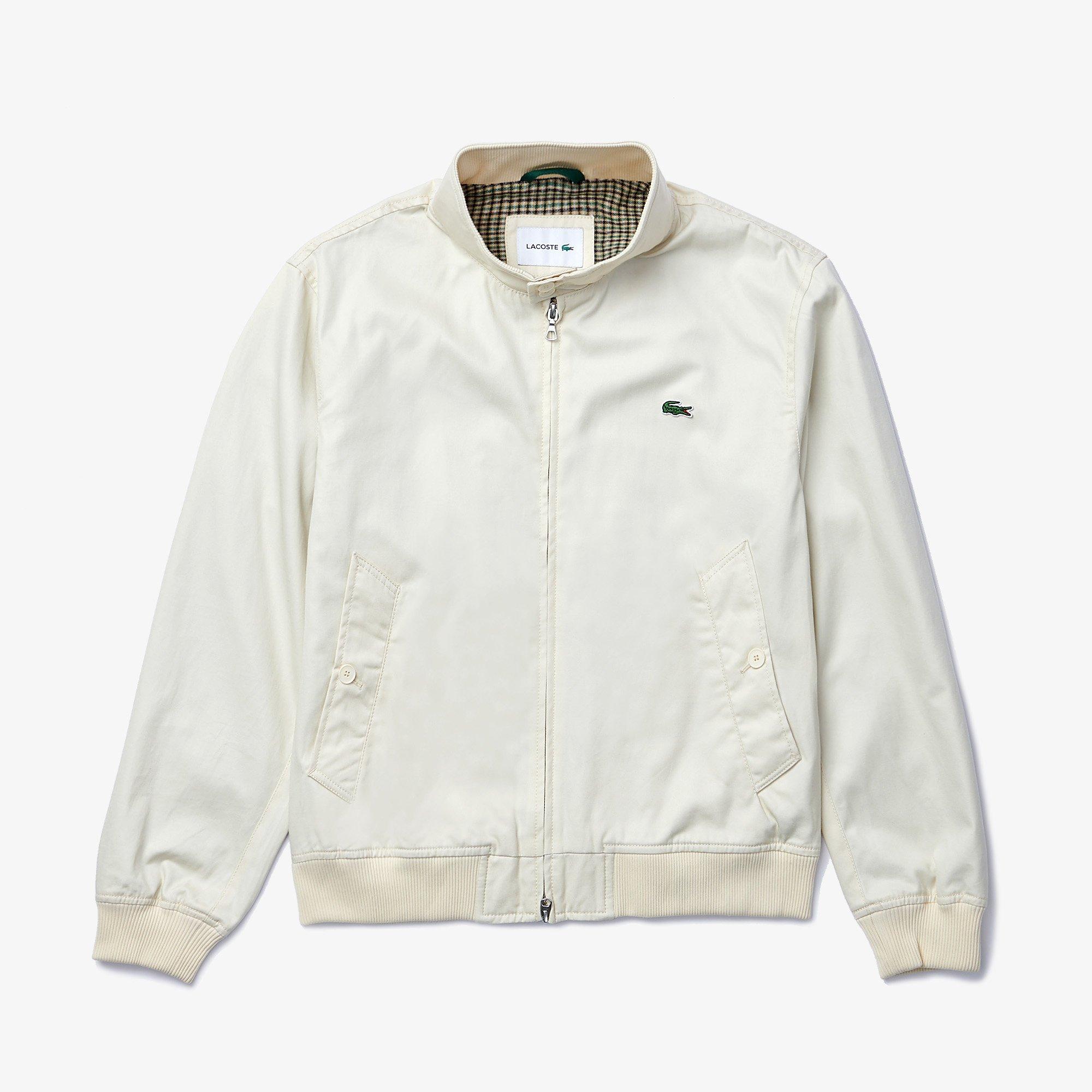 Lacoste Water-resistant Cotton Zip 