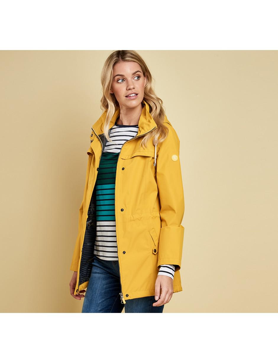 Download Barbour Denim Women's Hanover Hooded Jacket in Yellow - Lyst