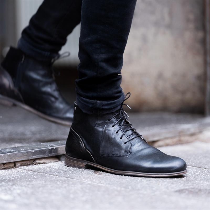Sneaky Steve Leather | Dirty Mid | Black Eco for Men - Lyst
