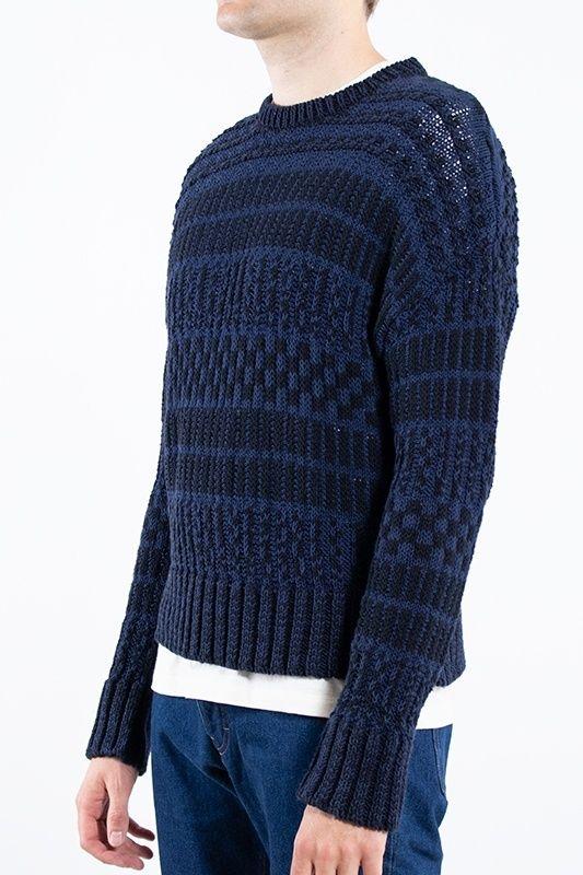 AMI Sweater / E19k020.009 / Navy in Blue for Men - Lyst
