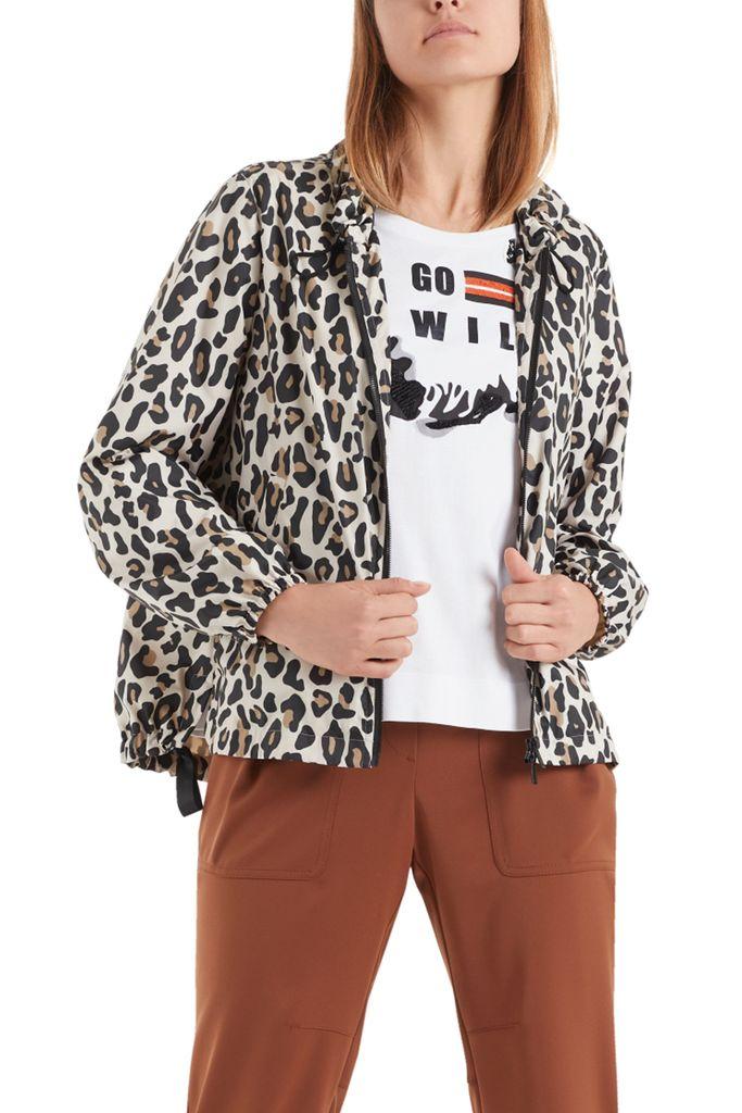 marc cain leopard coat