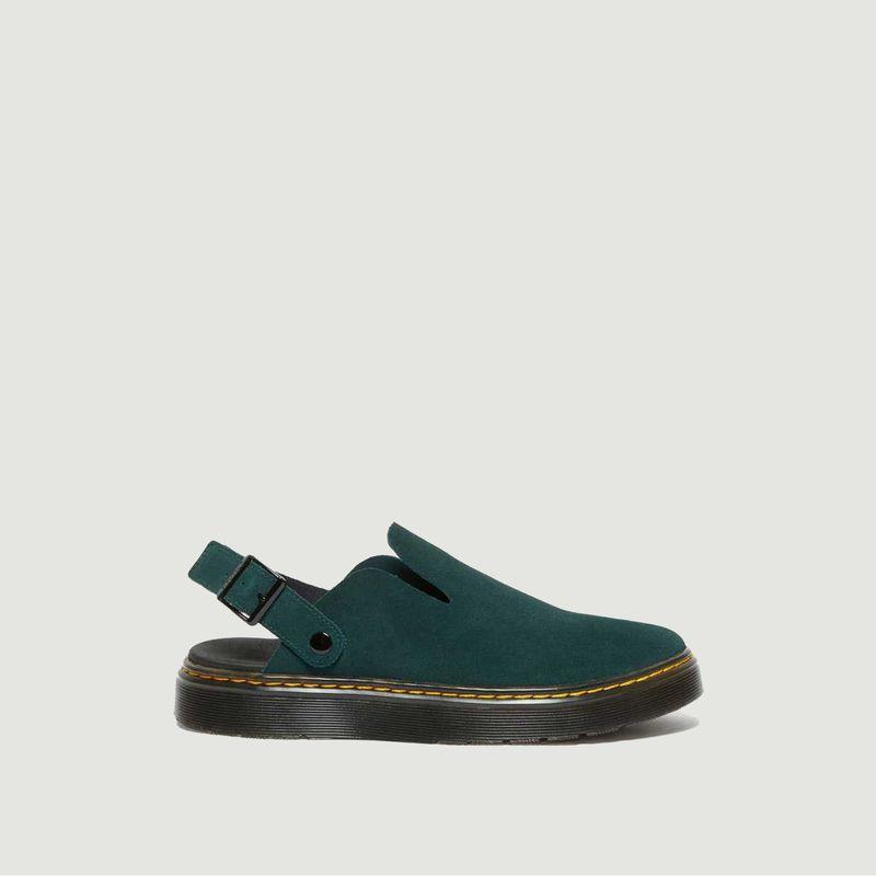 Dr. Martens Carlson Suede Mules Green Dr. Martens for Men | Lyst