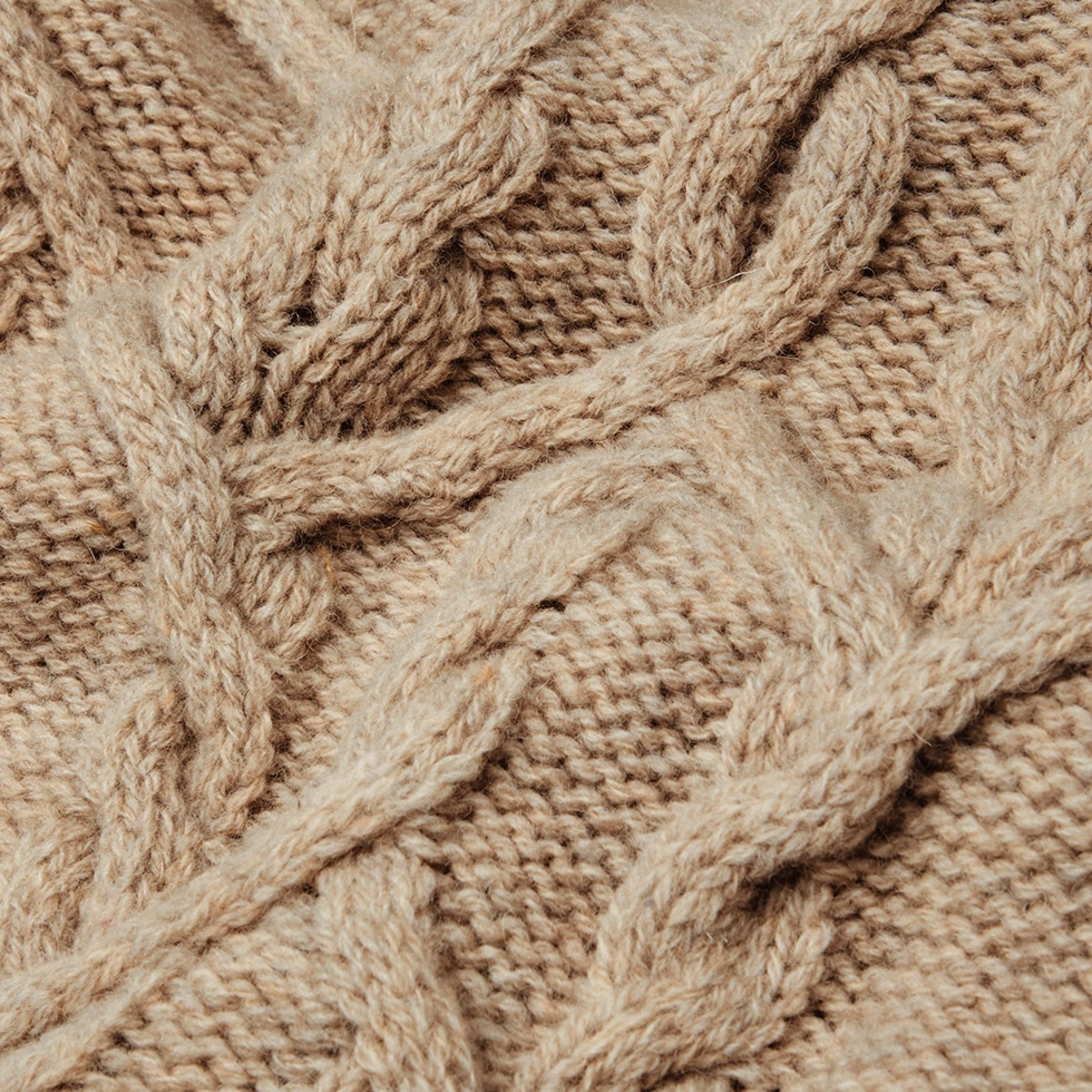 Dries Van Noten Tibeau Stone Cable-knit 