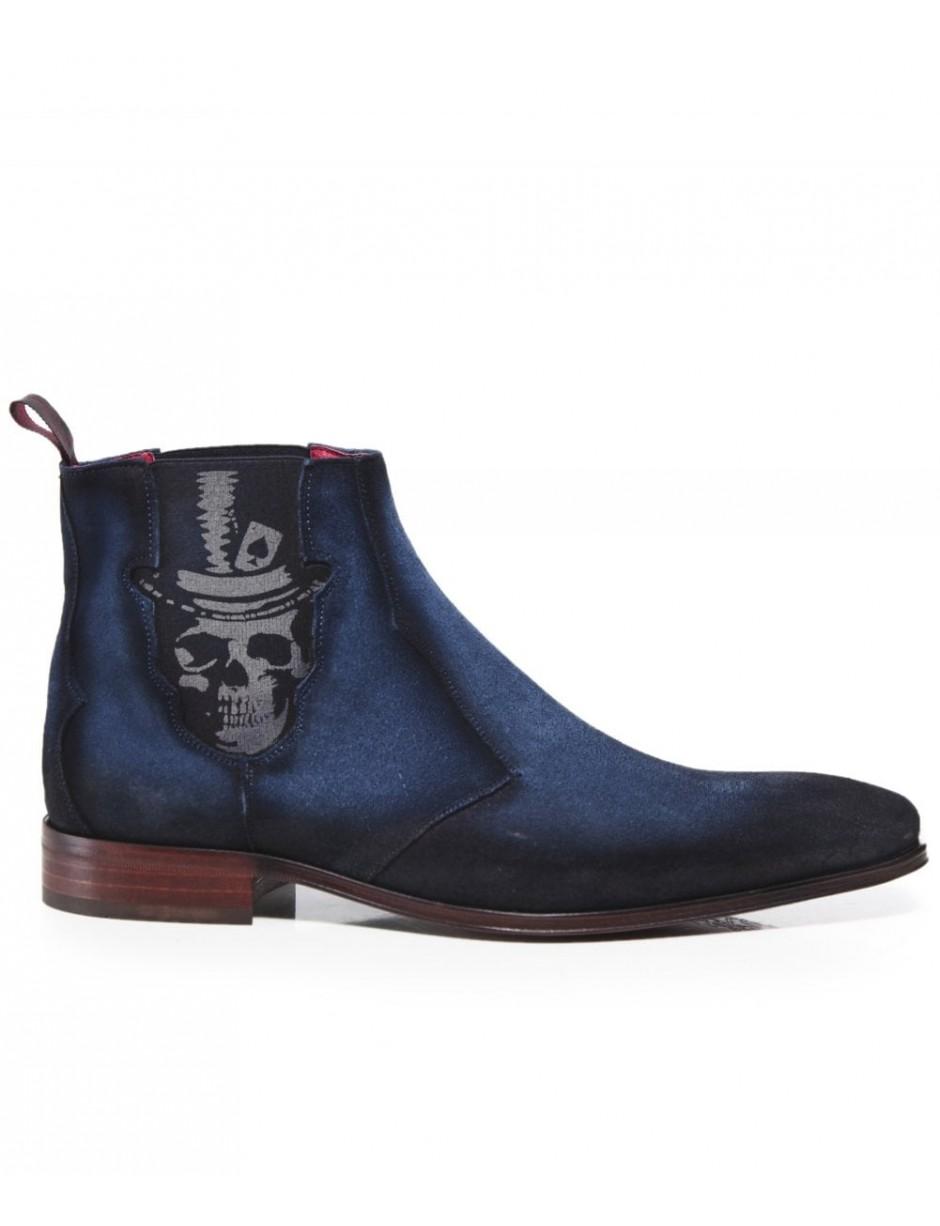 Jeffery West Suede Scarface Skull 