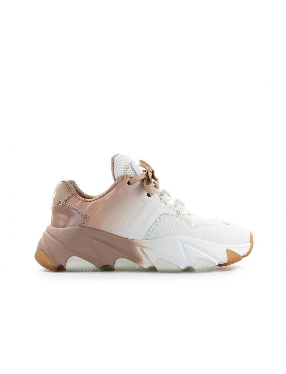Ash Leather Extasy White Nude Sneaker - Lyst