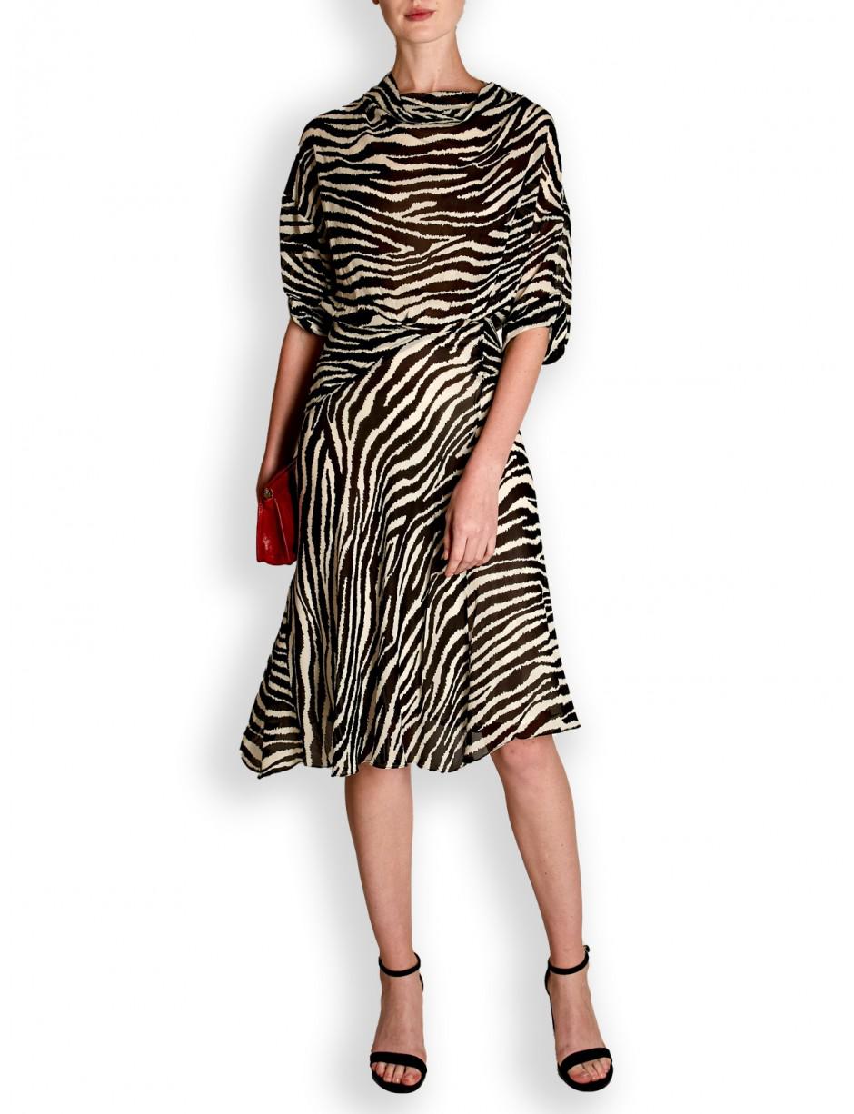 isabel marant zebra dress