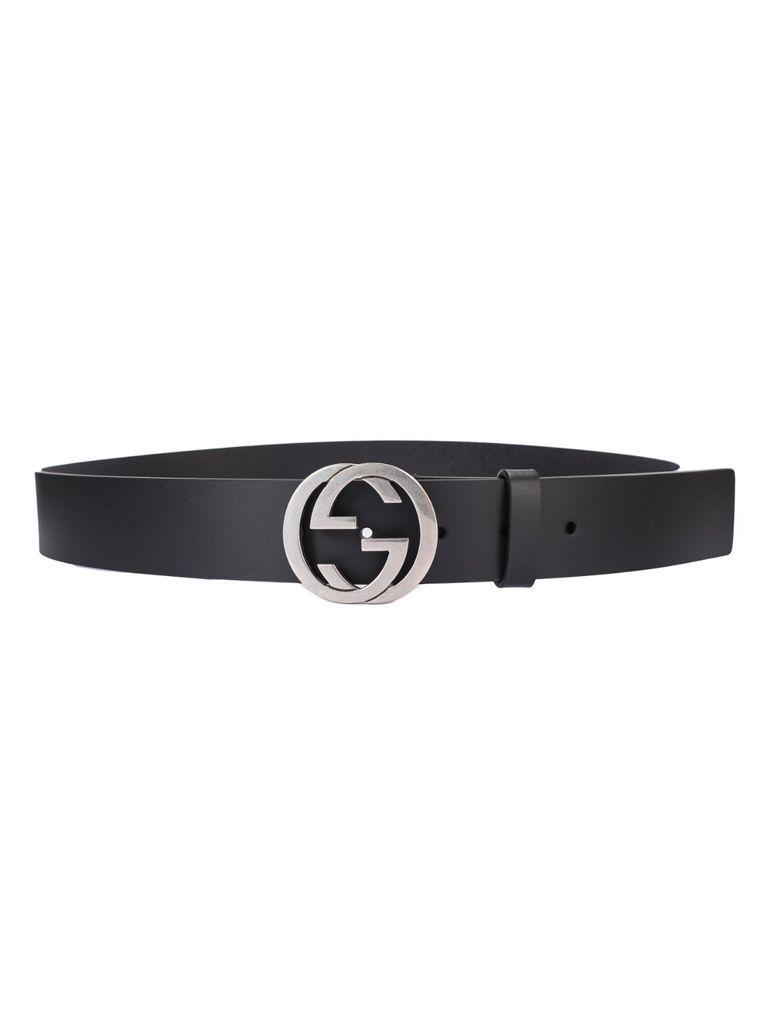 gucci belt with logo