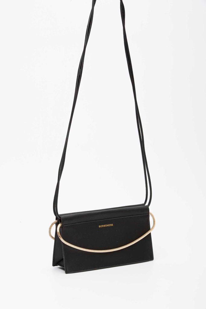 Borbonese Medium Centerfold Hobo Bag Beige | Sac hobo | fashionette