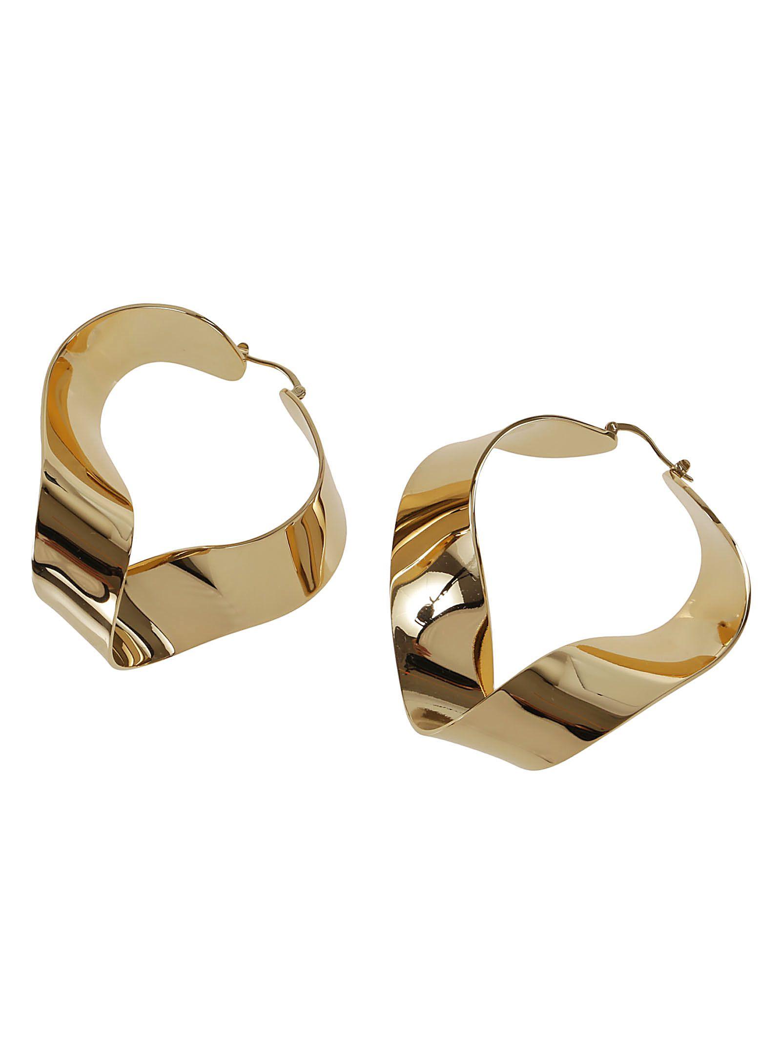 Jil Sander Earrings in Metallic | Lyst