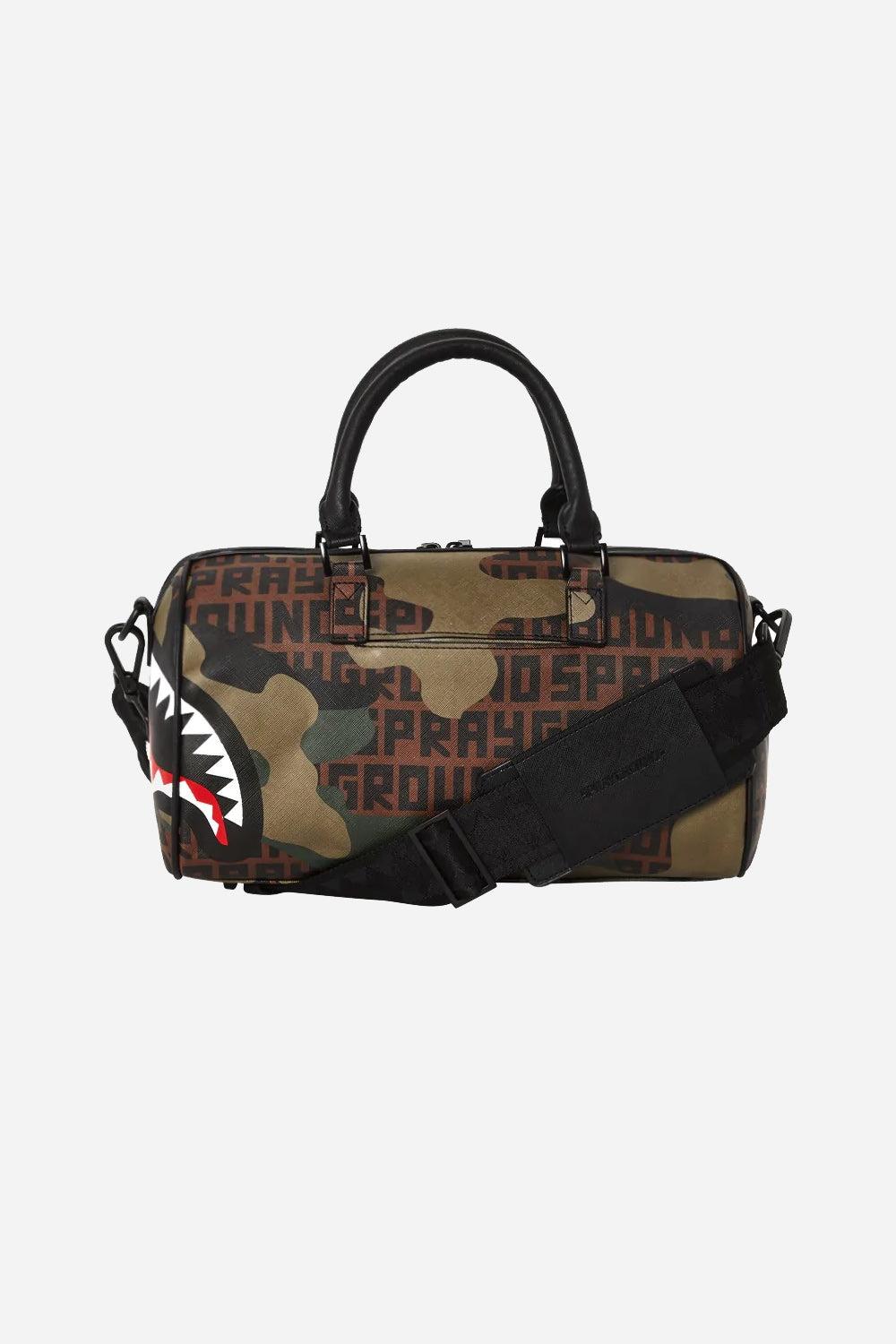 Sprayground Borsa A Tracolla Infiniti Camo Mini Duffle in Black | Lyst